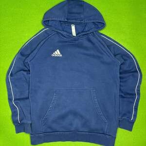 Vintage Adidas One Stripe Navy Hoodie